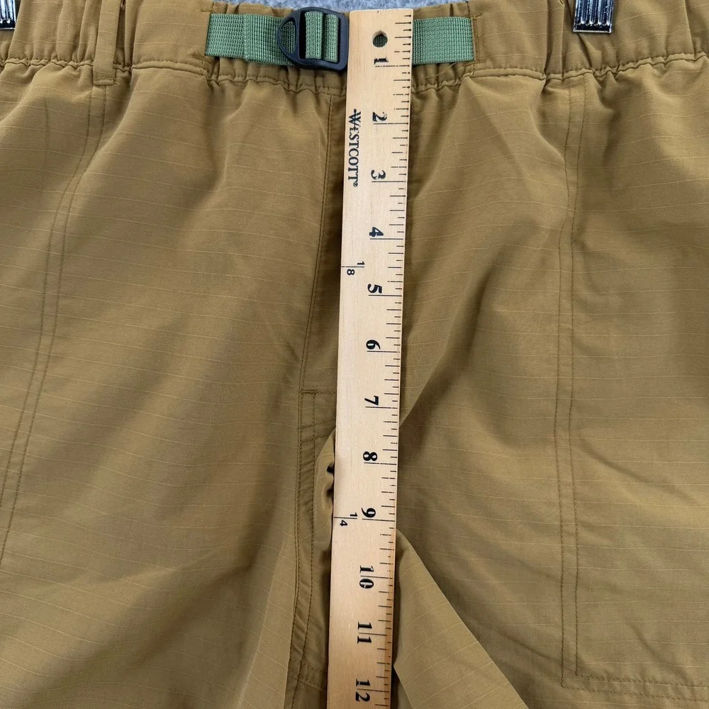 REI Co-op Mens XXLarge Brown Ripstop Hiking Shorts Webbing Belt 5.5 Inch Inseam